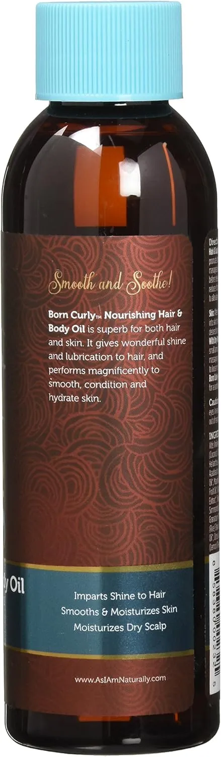 As I Am Nourishing Hair And Body Oil For Curls 120ml