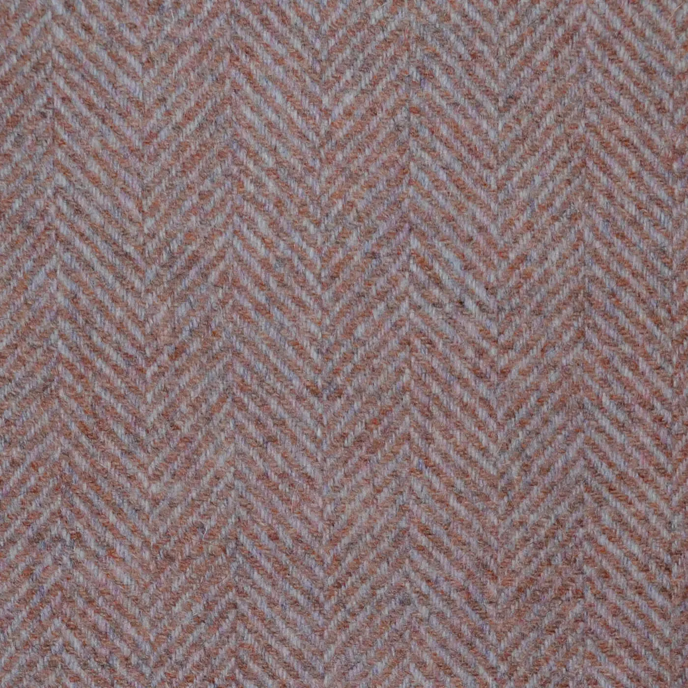 Blush Pink and Natural All Wool Herringbone Coating