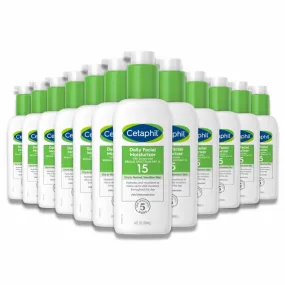 Cetaphil -  Daily Facial Moisturizer, SPF 15 Sunscreen Broad Spectrum - 4 Oz - 12 Pack