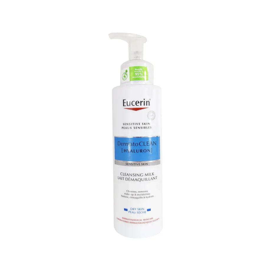 EUCERIN sensitive skin peaux sensibles dermato clean hyaluron sinsitive skin cleansing milk dry skin