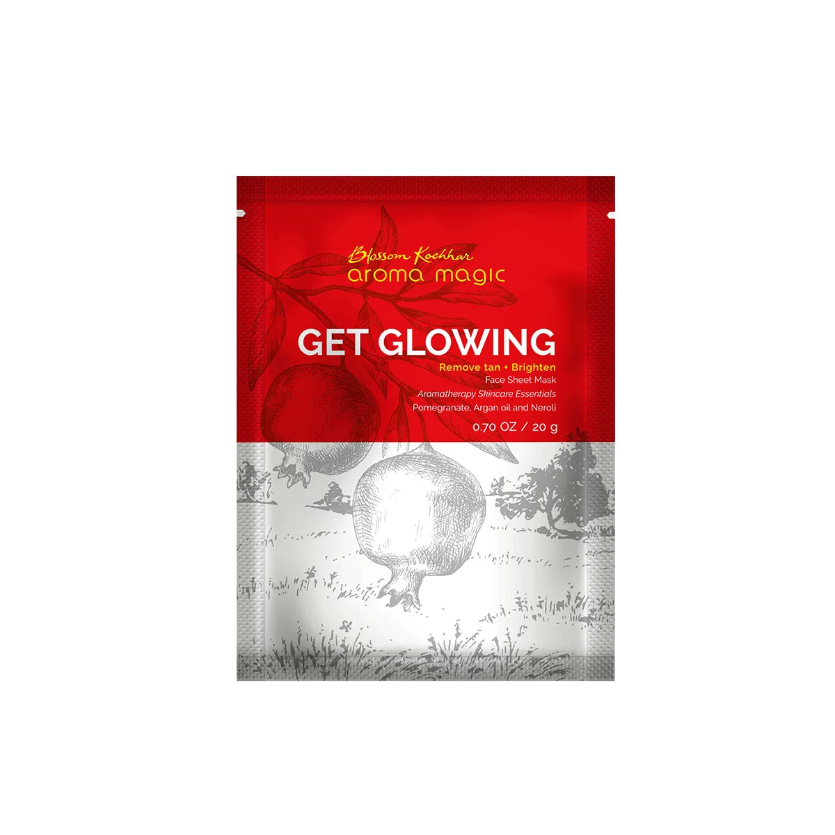 Get Glowing Face Sheet Mask For Glowing Skin