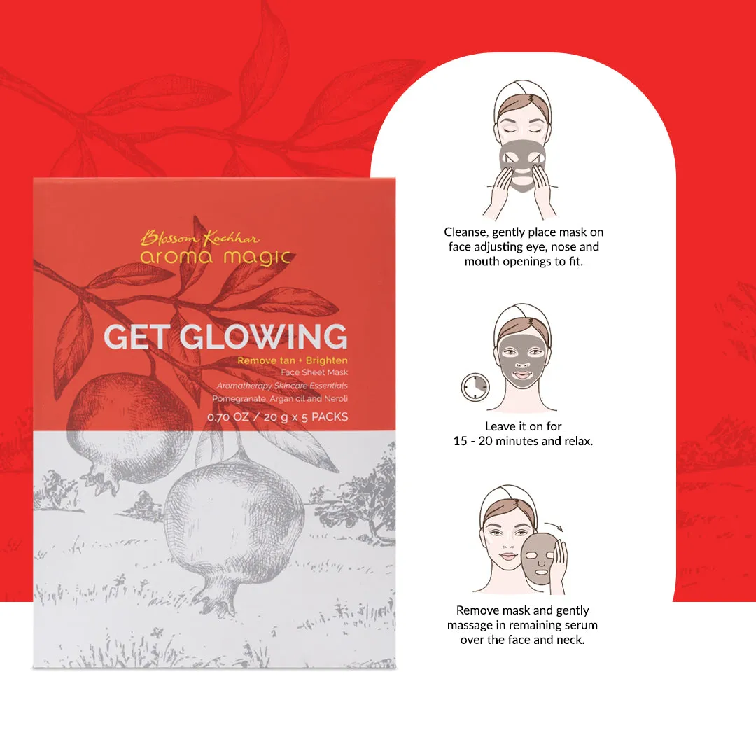 Get Glowing Face Sheet Mask For Glowing Skin