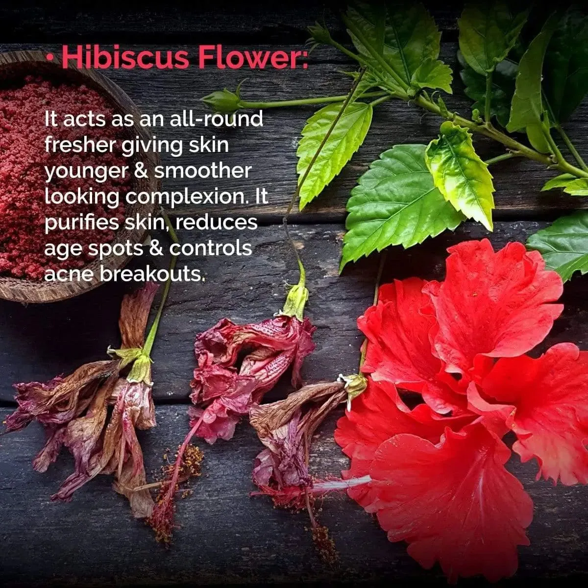 Hibiscus Replenishing Hydra 3-In-1 Facial Sheet Mask, Cleanser   Mask   Overnight Serum, Enriched with Hyaluronic Acid & Vitamin E