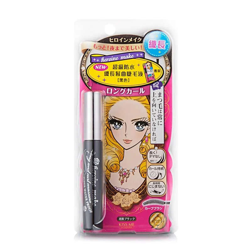 KissMe Heroine Make Long & Curl Super Waterproof Mascara - Black