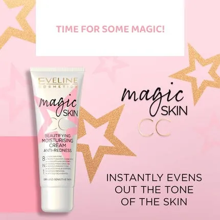 Magic Skin CC Moisturizing cream against redness 8in1 50ml, Eveline Cosmetics