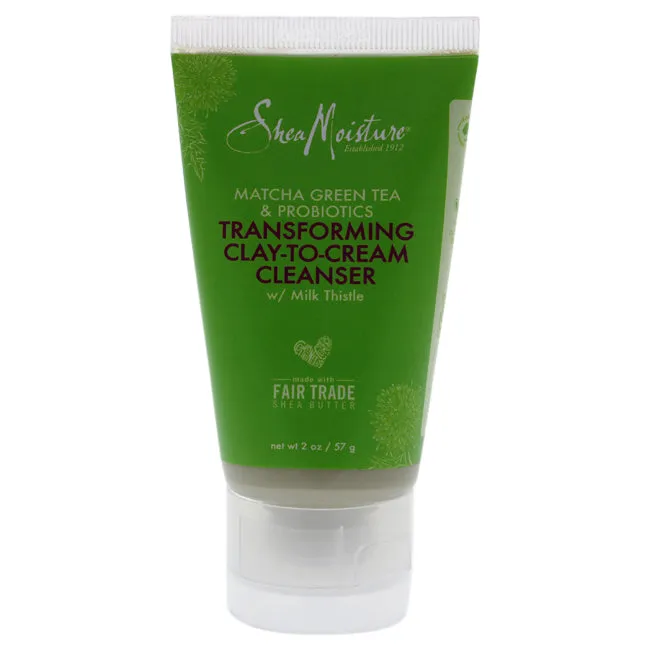 Matcha Green Tea and Probiotics Transforming Clay-To-Cream Cleanser