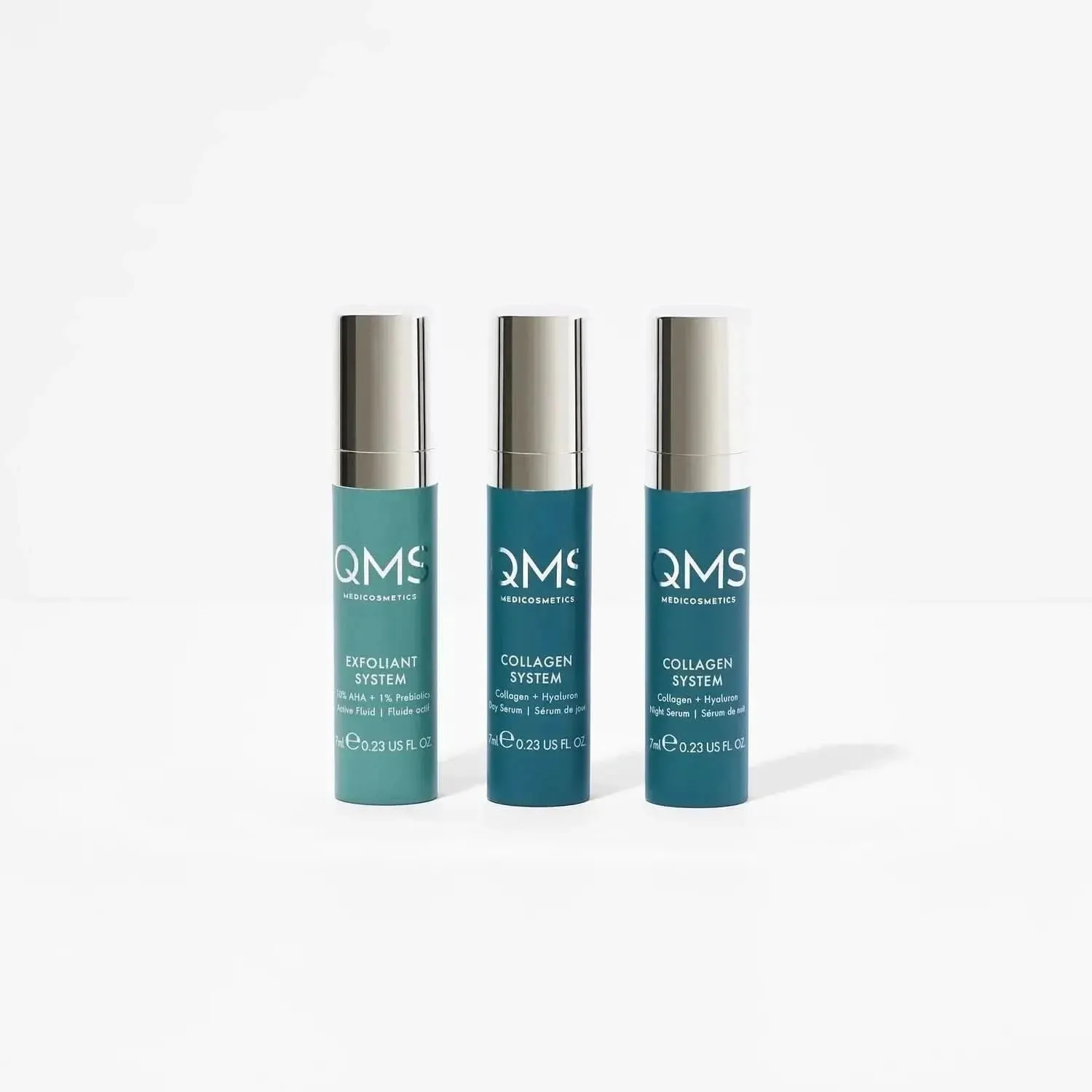 QMS Collagen   Exfoliant Set Medium (3x7ml) Travel