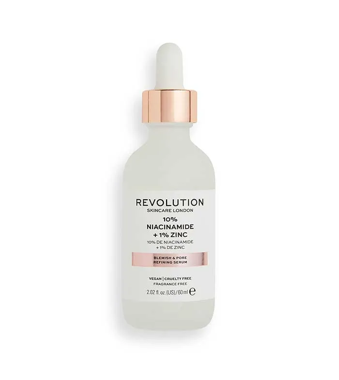 Revolution Skincare 10% Niacinamide   1% Zinc Blemish & Pore Refining Serum SUPER SIZED 60ml