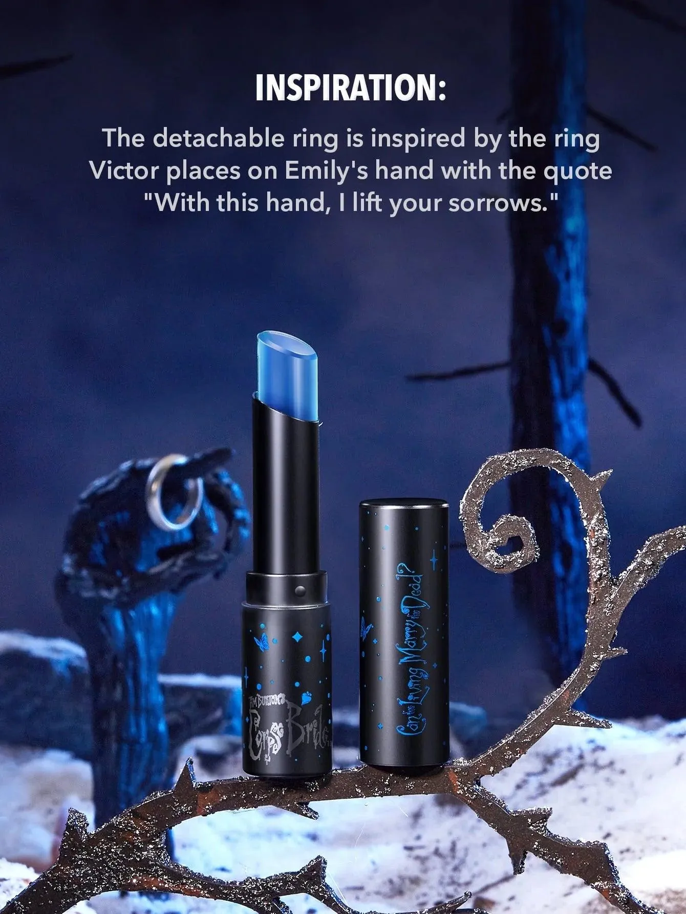 SHEGLAM - CORPSE BRIDE COLLECTION ETHEREAL GLOW LIP BALM - CLEAR