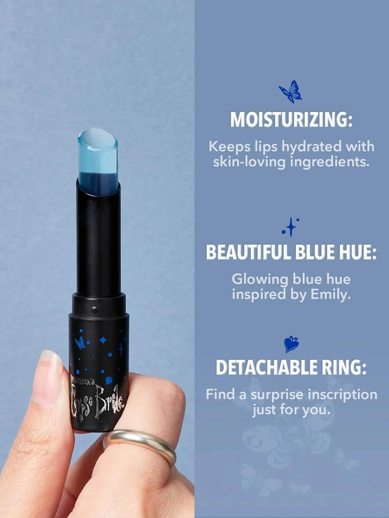 SHEGLAM - CORPSE BRIDE COLLECTION ETHEREAL GLOW LIP BALM - CLEAR