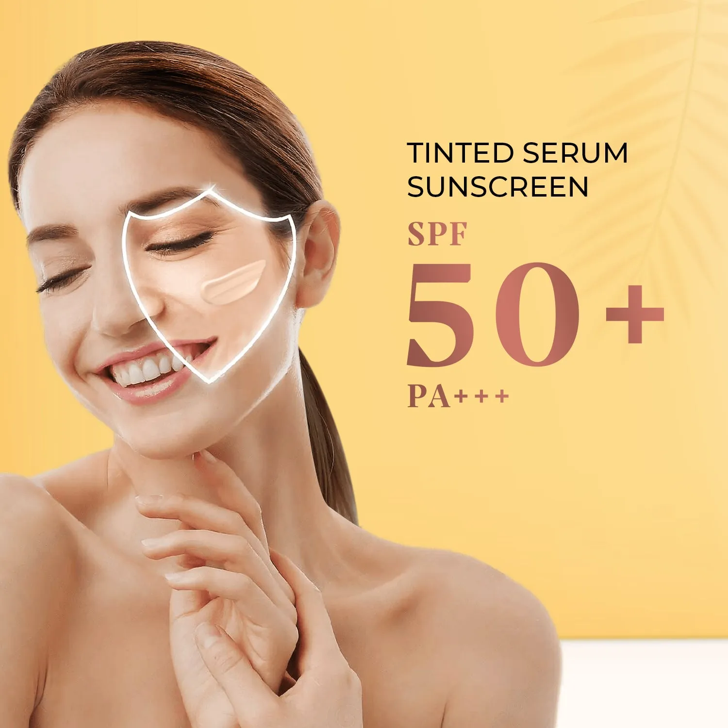 Tinted Serum Sunscreen with SPF 50  PA   