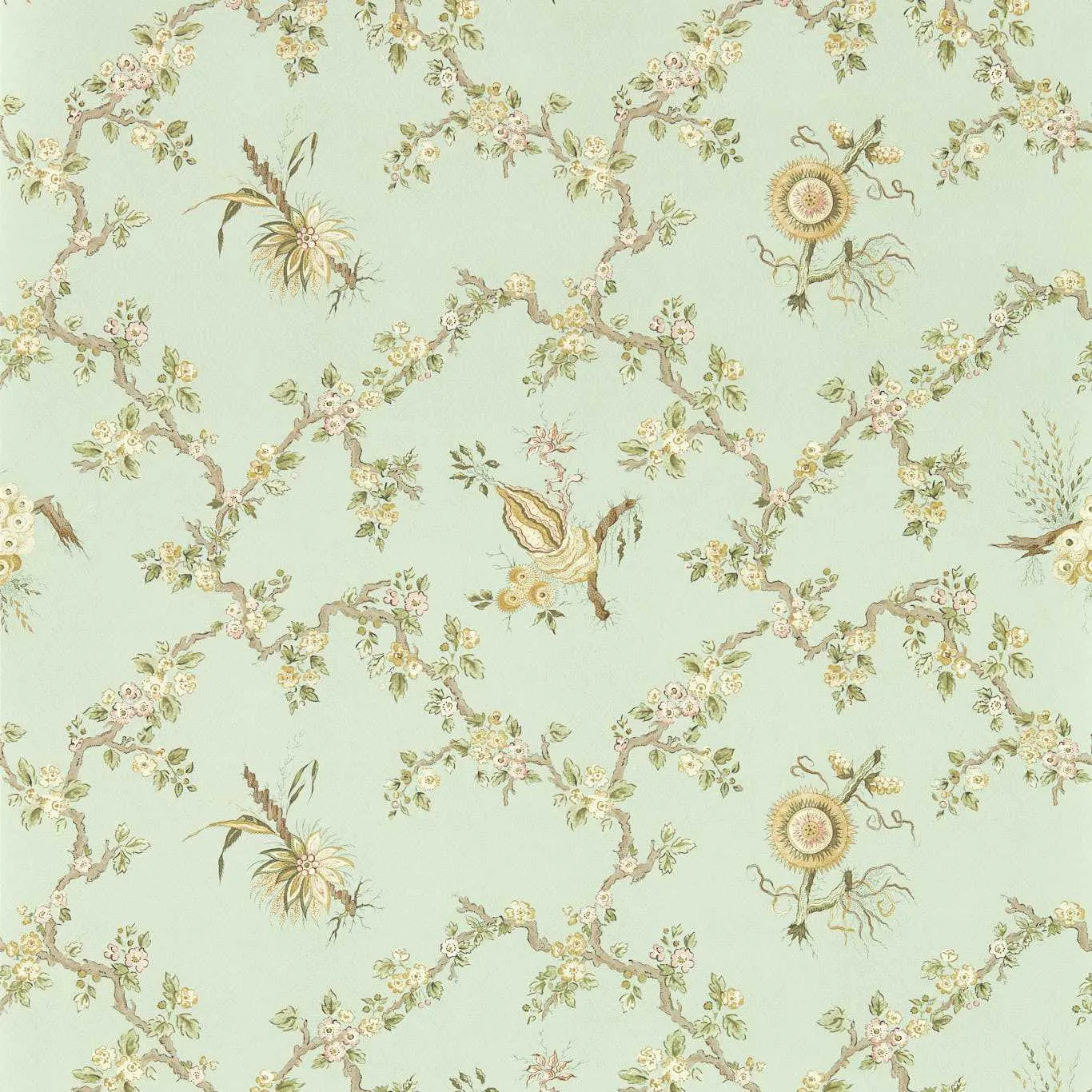 Trelliage Aphrodite/Blush Wallpaper