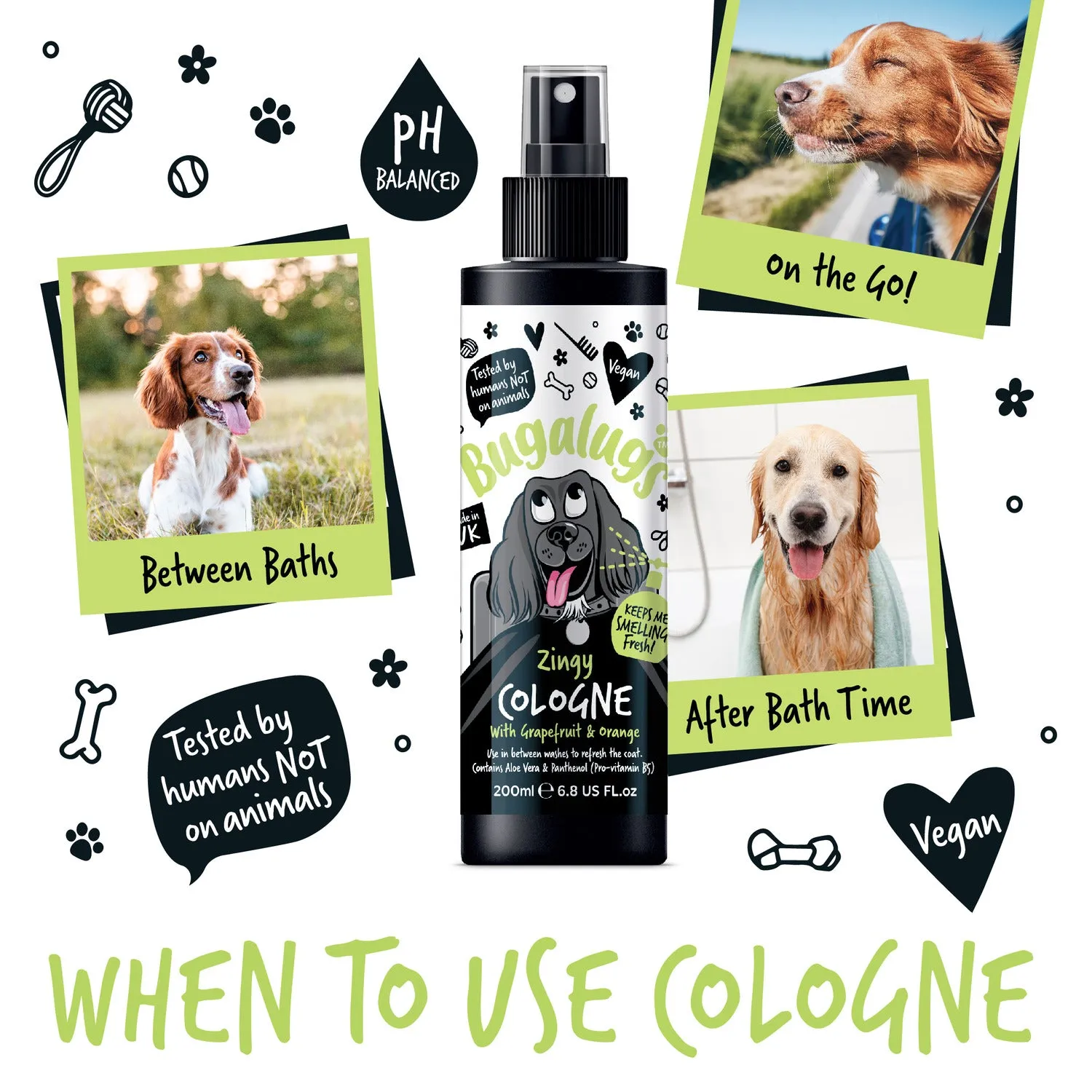 Zingy Dog Cologne (Grapefruit & Orange)