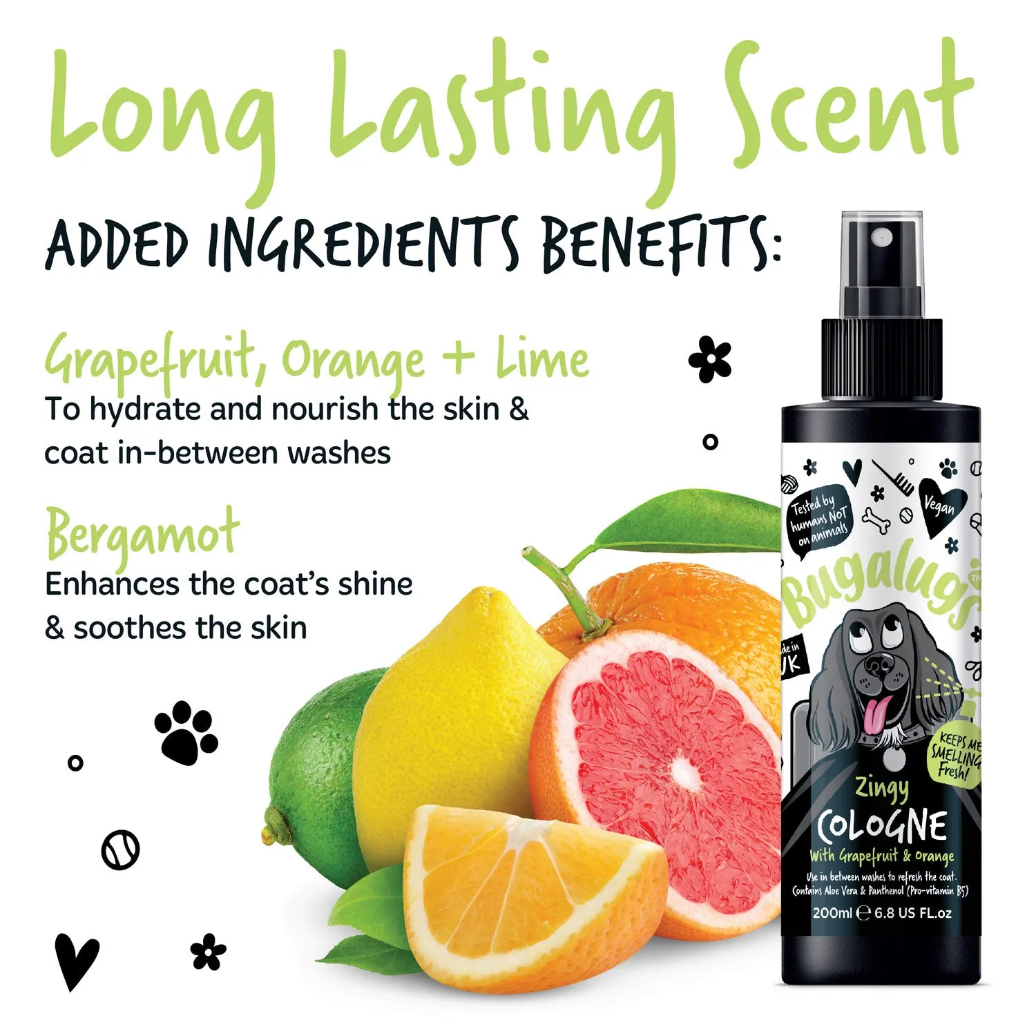 Zingy Dog Cologne (Grapefruit & Orange)