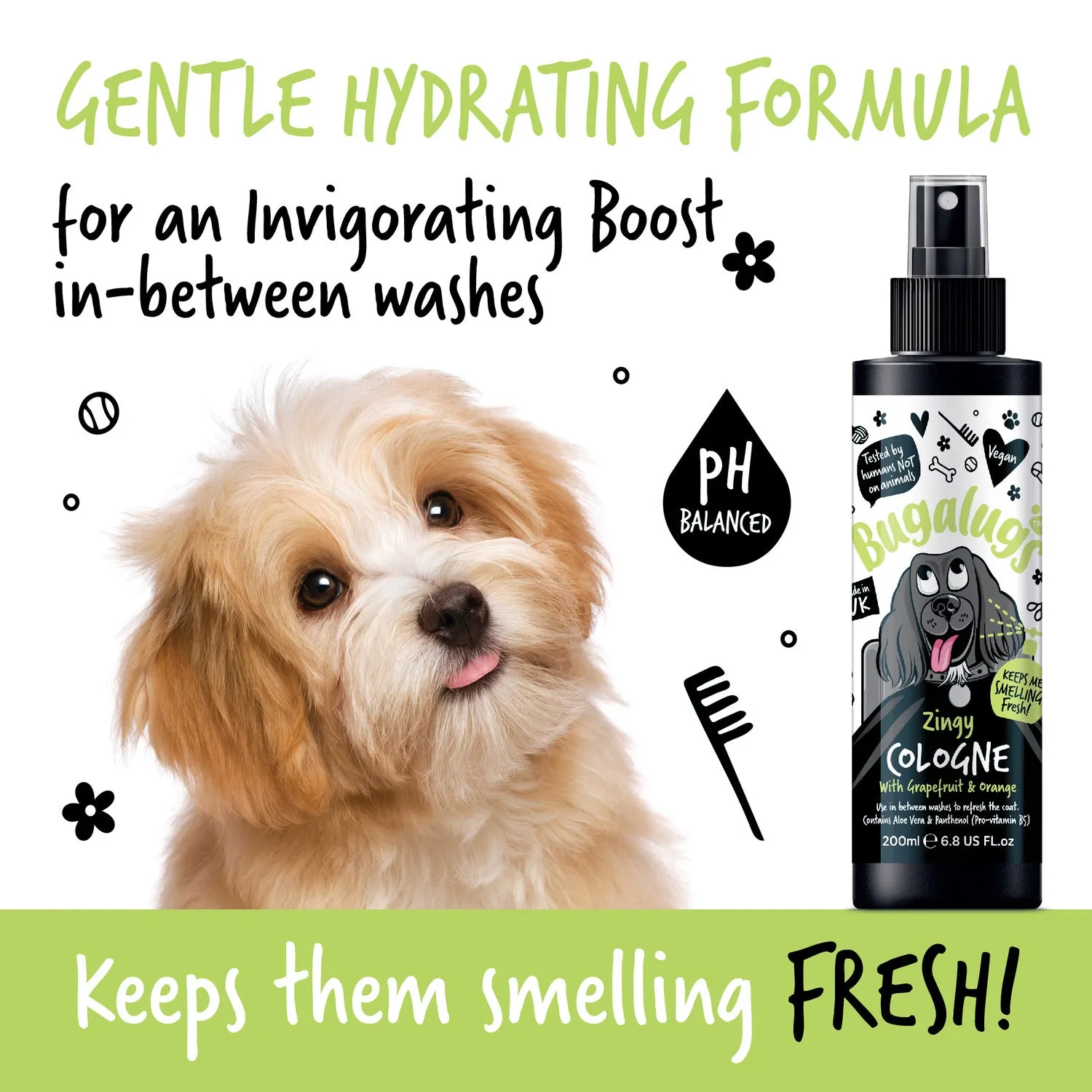 Zingy Dog Cologne (Grapefruit & Orange)