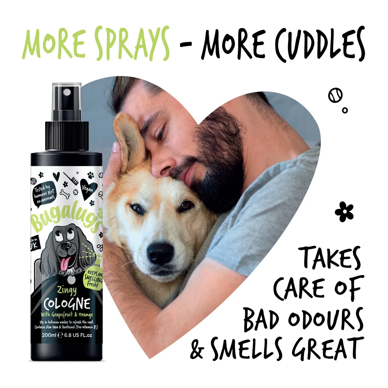 Zingy Dog Cologne (Grapefruit & Orange)